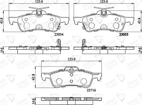 Comline ADB32204 - Гальмівні колодки, дискові гальма autozip.com.ua