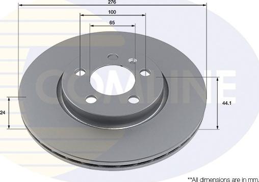 Comline ADC2992V - Гальмівний диск autozip.com.ua