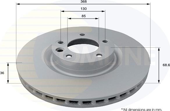 Comline ADC2617V - Гальмівний диск autozip.com.ua