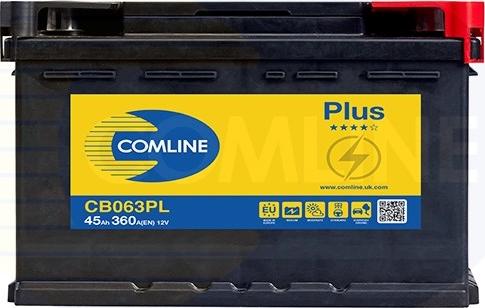 Comline CB063PL - Стартерна акумуляторна батарея, АКБ autozip.com.ua