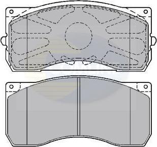 Comline CBP9075K - Гальмівні колодки, дискові гальма autozip.com.ua