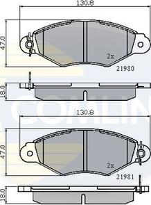 Comline CBP0485 - Гальмівні колодки, дискові гальма autozip.com.ua