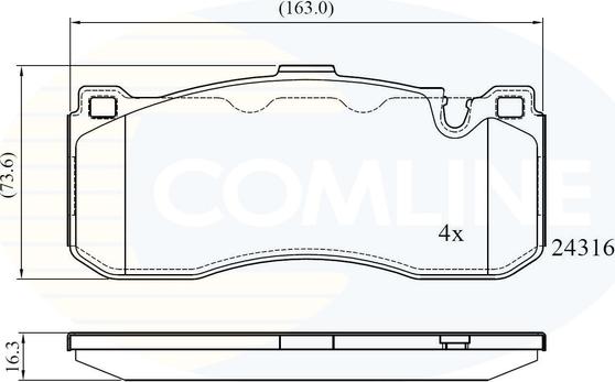 FTE 9002272 - Гальмівні колодки, дискові гальма autozip.com.ua