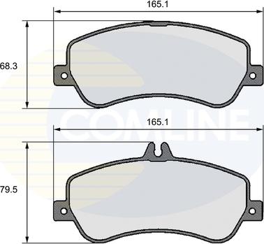 Comline CBP06138 - Гальмівні колодки, дискові гальма autozip.com.ua