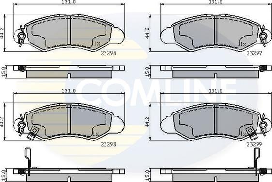 Comline CBP3814 - Гальмівні колодки, дискові гальма autozip.com.ua