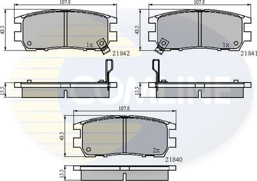 Comline CBP3233 - Гальмівні колодки, дискові гальма autozip.com.ua