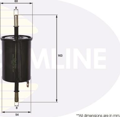 Comline CDW13001 - Паливний фільтр autozip.com.ua