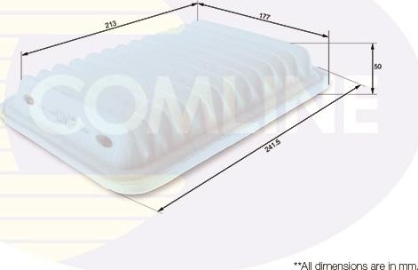 Comline CTY12186 - Повітряний фільтр autozip.com.ua