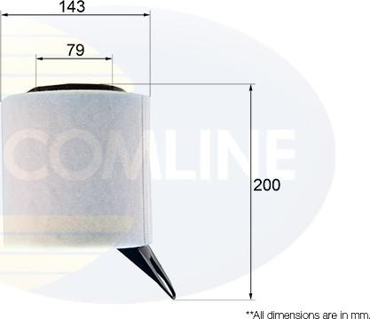 Comline EAF583 - Повітряний фільтр autozip.com.ua