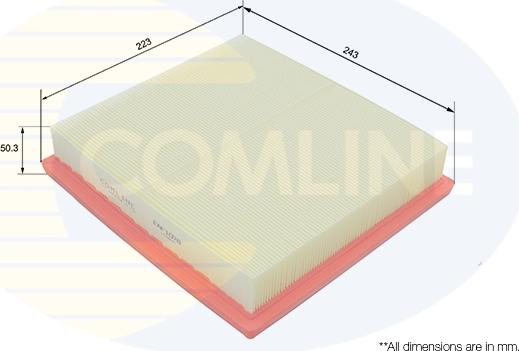 Comline EAF1078 - Повітряний фільтр autozip.com.ua