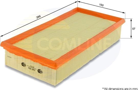 Comline EAF394 - Повітряний фільтр autozip.com.ua