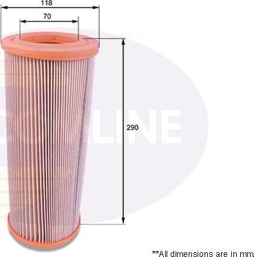 Comline EAF373 - Повітряний фільтр autozip.com.ua