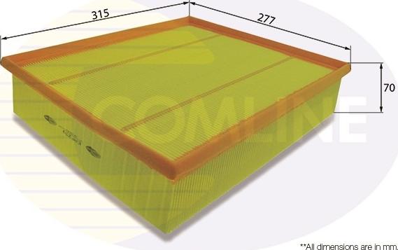 Comline EAF259 - Повітряний фільтр autozip.com.ua