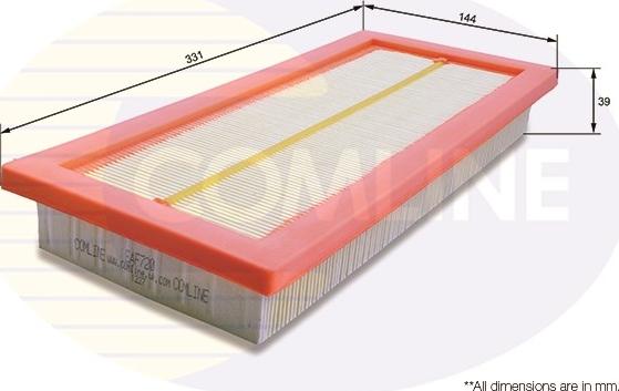 Comline EAF720 - Повітряний фільтр autozip.com.ua