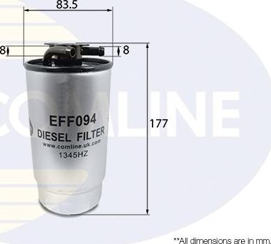 Comline EFF094 - Паливний фільтр autozip.com.ua