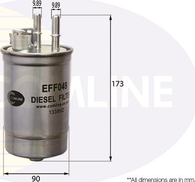 Comline EFF049 - Паливний фільтр autozip.com.ua