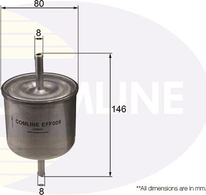 Comline EFF009 - Паливний фільтр autozip.com.ua