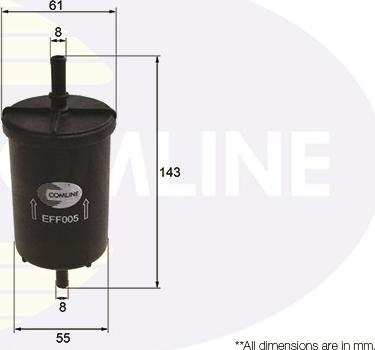 Comline EFF005 - Паливний фільтр autozip.com.ua