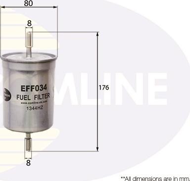 Comline EFF034 - Паливний фільтр autozip.com.ua
