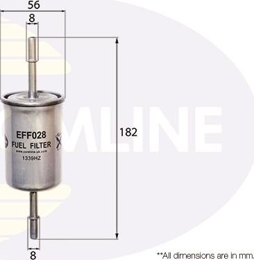 Comline EFF028 - Паливний фільтр autozip.com.ua