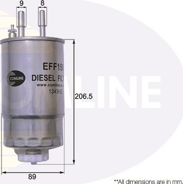 Comline EFF156 - Паливний фільтр autozip.com.ua