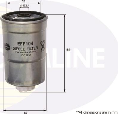 Comline EFF104 - Паливний фільтр autozip.com.ua