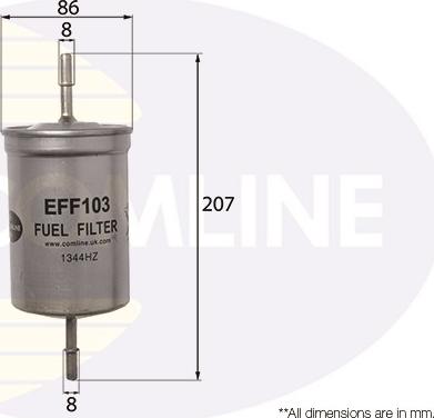 Comline EFF103 - Паливний фільтр autozip.com.ua