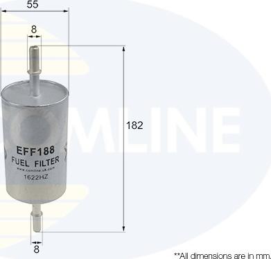 Comline EFF188 - Паливний фільтр autozip.com.ua