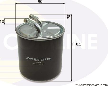 Comline EFF124 - Паливний фільтр autozip.com.ua