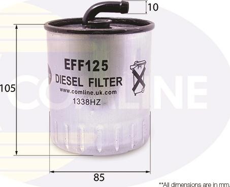 Comline EFF125 - Паливний фільтр autozip.com.ua