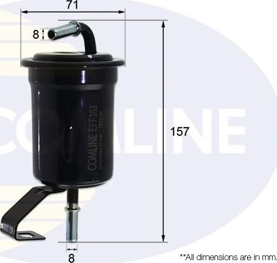 Comline EFF352 - Паливний фільтр autozip.com.ua