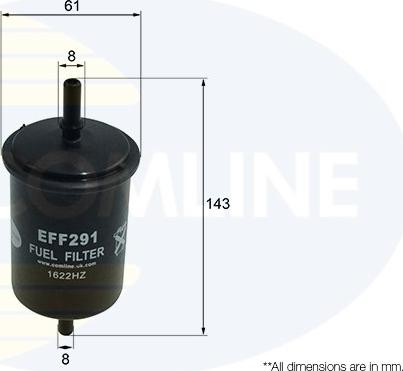 Comline EFF291 - Паливний фільтр autozip.com.ua