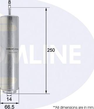 Comline EFF282D - Паливний фільтр autozip.com.ua