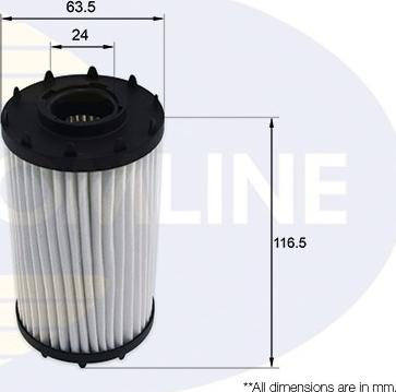 Comline EOF324 - Масляний фільтр autozip.com.ua