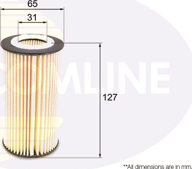 Comline EOF252 - Масляний фільтр autozip.com.ua