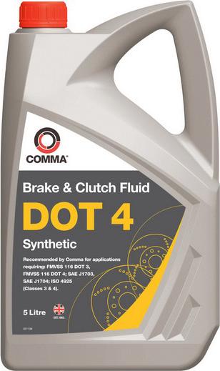 Comma DOT4SYNT5L - Гальмівна рідина autozip.com.ua