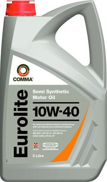 Comma EUROLITE10W405L - Моторна олива autozip.com.ua