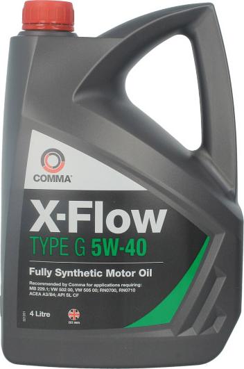 Comma XFLOWG5W40SYNT4L - Моторна олива autozip.com.ua