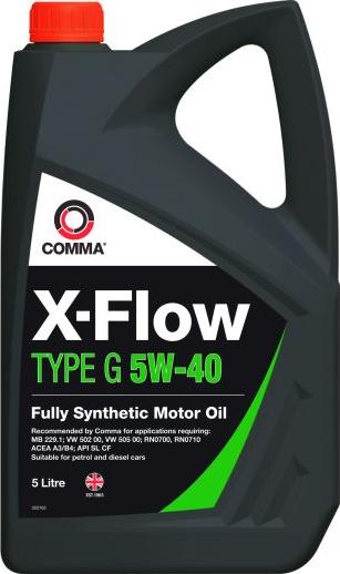 Comma XFLOWG5W40SYNT5L - Моторна олива autozip.com.ua