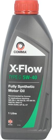 Comma XFLOWG5W40SYNT1L - Моторна олива autozip.com.ua