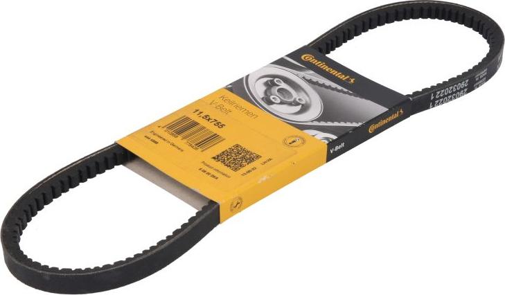 CONTINENTAL 11,5 X 755 - Клиновий ремінь autozip.com.ua