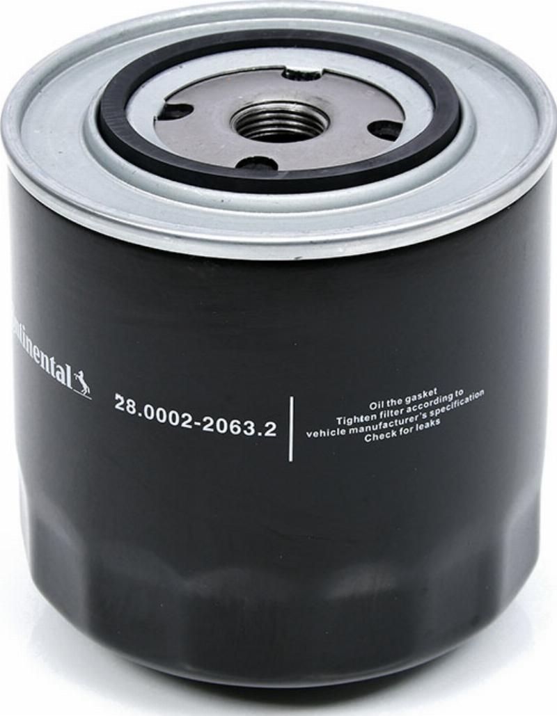 CONTINENTAL 28.0002-2063.2 - Масляний фільтр autozip.com.ua