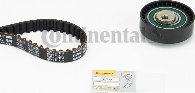 CONTINENTAL CT988K3 - Комплект ременя ГРМ autozip.com.ua