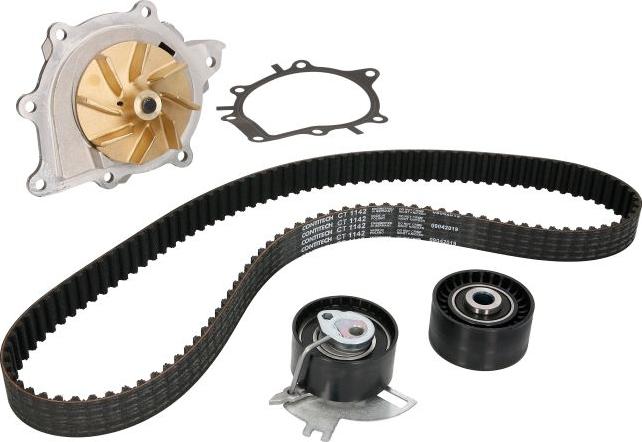 CONTINENTAL CT 1142 WP1 - Водяний насос + комплект зубчатого ременя autozip.com.ua