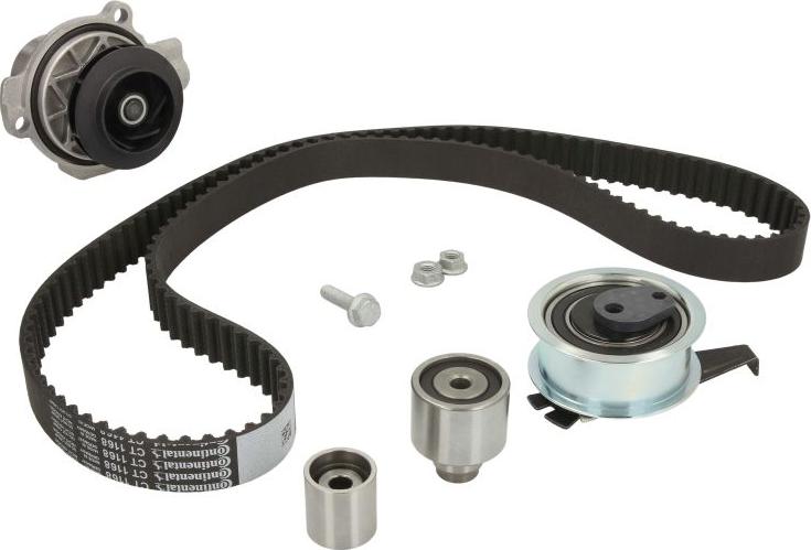 CONTINENTAL CT 1168 WP9 - Водяний насос + комплект зубчатого ременя autozip.com.ua