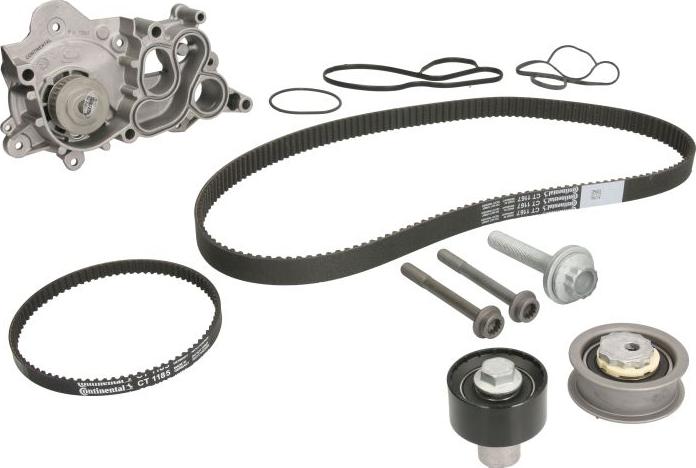 CONTINENTAL CT1167WP1PRO - Водяний насос + комплект зубчатого ременя autozip.com.ua