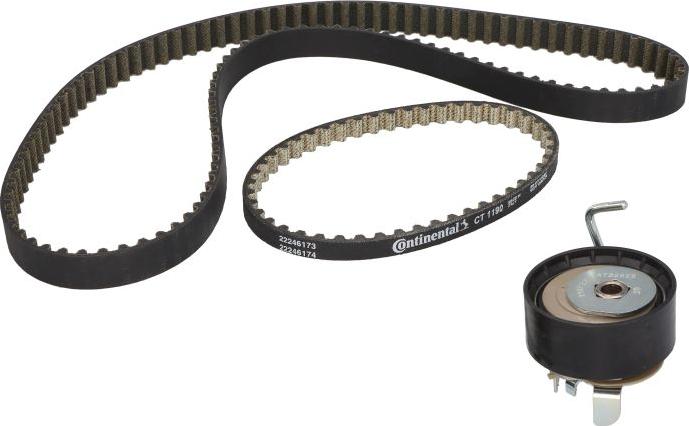CONTINENTAL CT1189K2PRO - Комплект ременя ГРМ autozip.com.ua