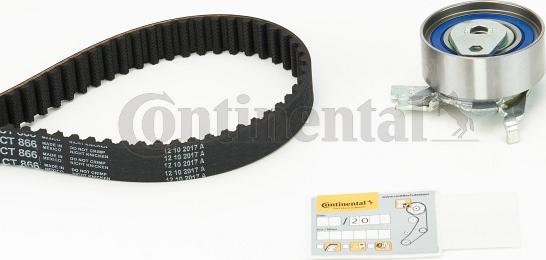 Contitech CT 866 K1 - Комплект ременя ГРМ autozip.com.ua