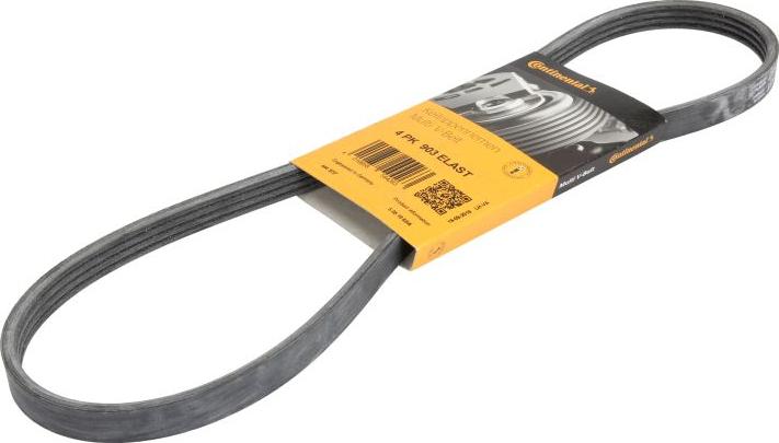 CONTINENTAL 4PK903 ELAST - Поліклиновий ремінь autozip.com.ua