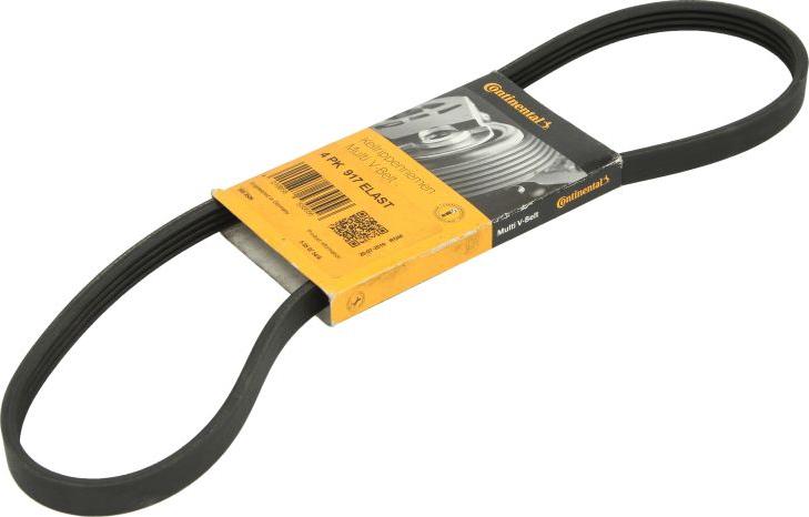 CONTINENTAL 4PK917 ELAST - Поліклиновий ремінь autozip.com.ua